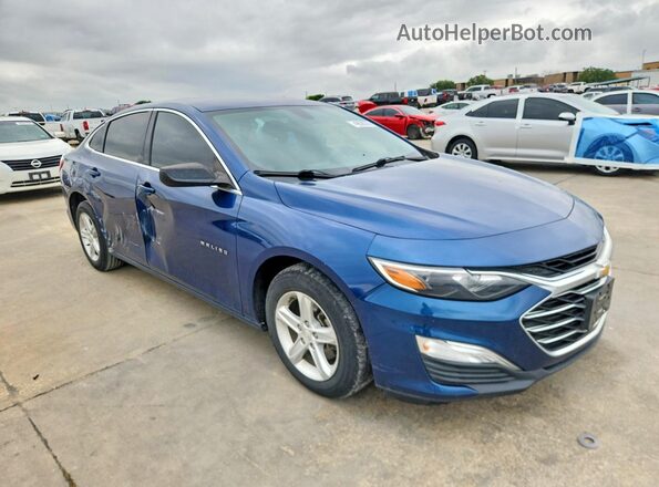 1G1ZB5STXKF214847 2019 CHEVROLET MALIBU Blue Передня права чверть