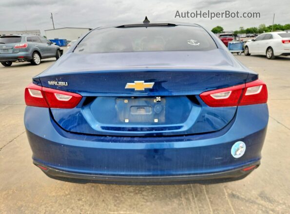 1G1ZB5STXKF214847 2019 CHEVROLET MALIBU Blue Вид ззаду