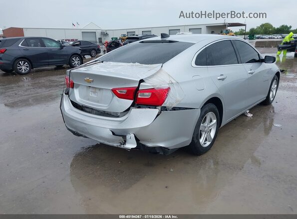 1G1ZB5STXMF053838 2021 CHEVROLET MALIBU Silver Հետևի աջ