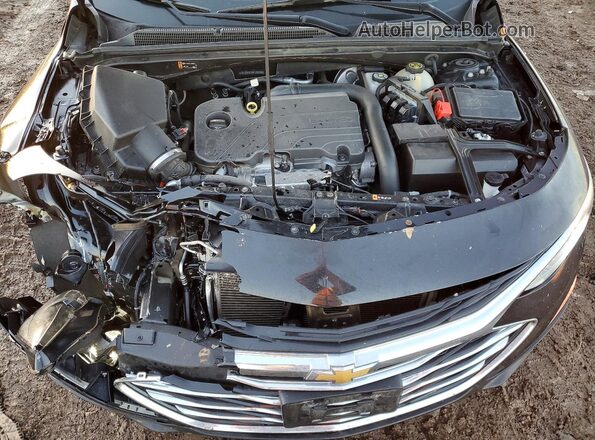 1G1ZB5STXNF202296 2022 CHEVROLET MALIBU Black Вид задньої частини салону