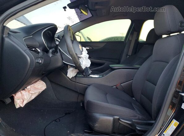 1G1ZB5STXNF202296 2022 CHEVROLET MALIBU Black Вид салону спереду