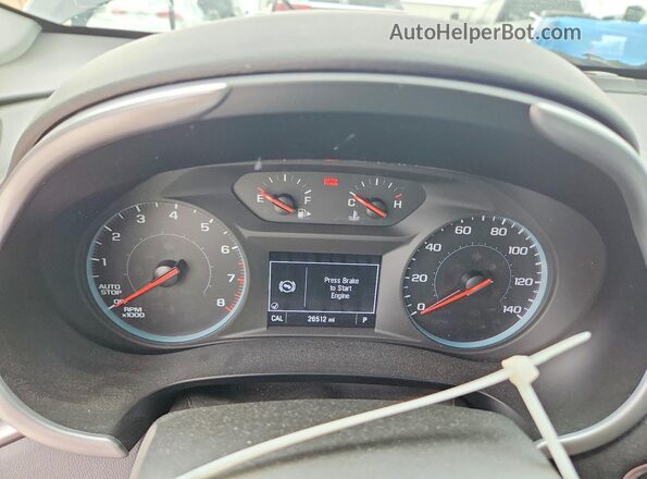 1G1ZB5STXSF102968 2025 CHEVROLET MALIBU Black Widok zestawu wskaźników