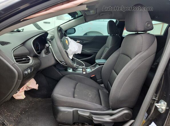 1G1ZB5STXSF102968 2025 CHEVROLET MALIBU Black Widok wnętrza z przodu