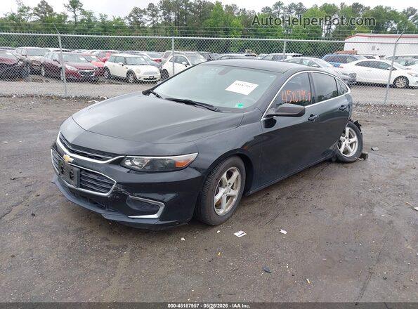 1G1ZC5ST0GF300396 2016 CHEVROLET MALIBU Черный Передняя левая четверть