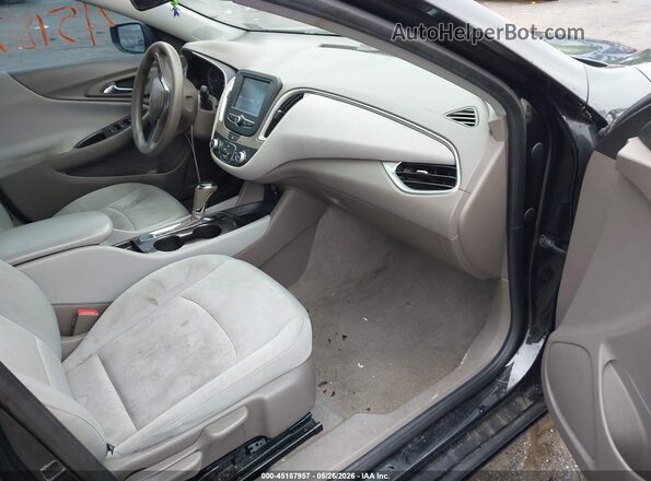 1G1ZC5ST0GF300396 2016 CHEVROLET MALIBU Черный Вид салона спереди
