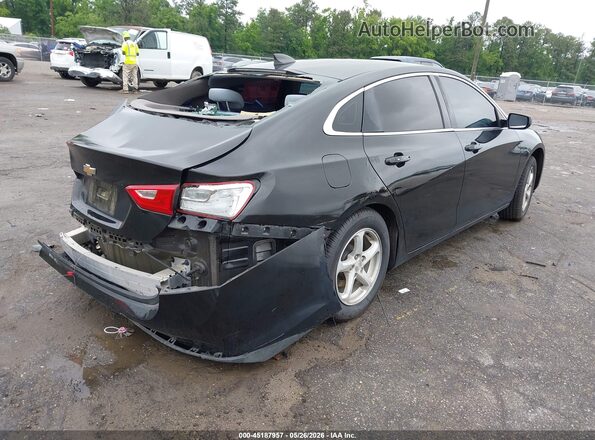 1G1ZC5ST0GF300396 2016 CHEVROLET MALIBU Черный Задняя правая четверть