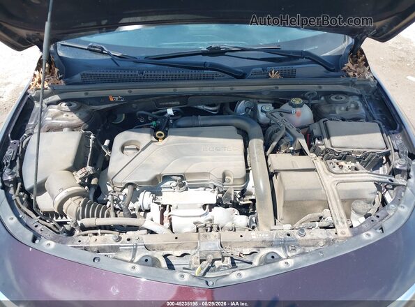 1G1ZC5ST0MF037077 2021 CHEVROLET MALIBU Бордовый Вид сзади