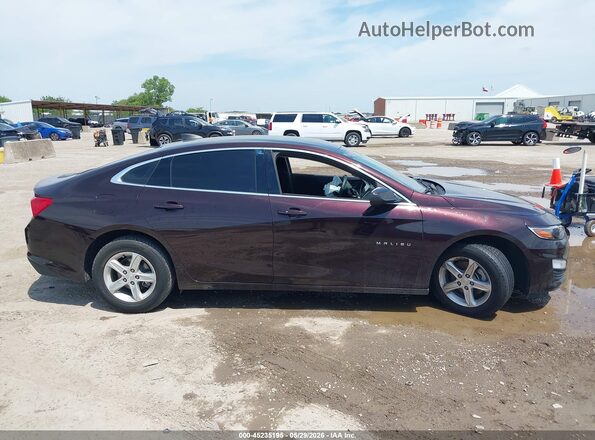 1G1ZC5ST0MF037077 2021 CHEVROLET MALIBU Бордовый Вид щитка приборов
