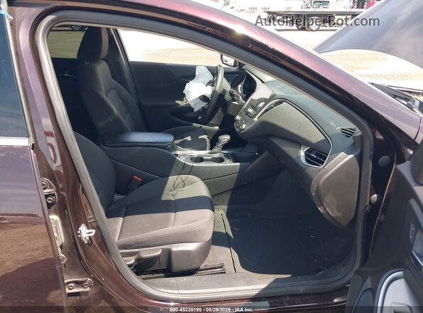 1G1ZC5ST0MF037077 2021 CHEVROLET MALIBU Бордовый Вид салона спереди