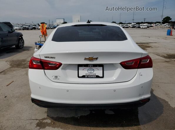 1G1ZC5ST2LF146705 2020 CHEVROLET MALIBU Белый Вид сзади