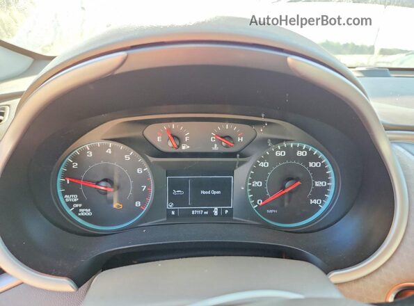 1G1ZC5ST2MF085311 2021 CHEVROLET MALIBU Silver Widok zestawu wskaźników