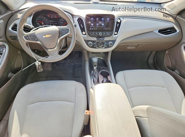 1G1ZC5ST2MF085311 2021 CHEVROLET MALIBU Silver Widok deski rozdzielczej