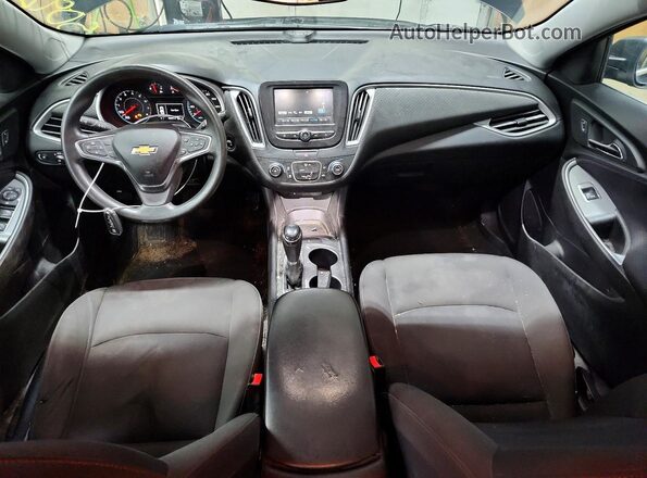 1G1ZC5ST3JF159735 2018 CHEVROLET MALIBU Black Vista del salpicadero