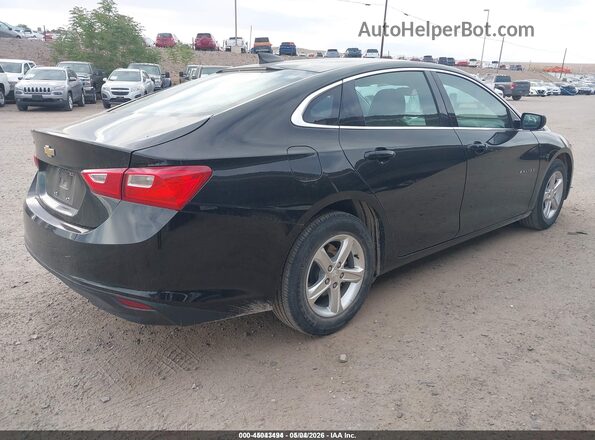 1G1ZC5ST3KF209874 2019 CHEVROLET MALIBU Black Задня права чверть