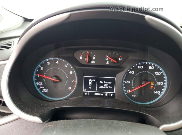 1G1ZC5ST4PF147327 2023 CHEVROLET MALIBU White Widok zestawu wskaźników