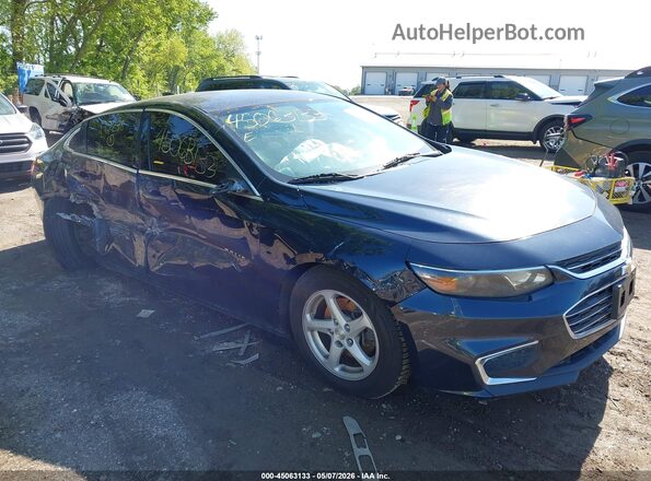 1G1ZC5ST6HF177298 2017 CHEVROLET MALIBU Blue Вид спереду