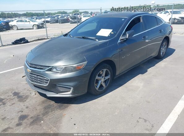 1G1ZC5ST6HF258107 2017 CHEVROLET MALIBU Gray Передня ліва чверть