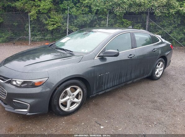 1G1ZC5ST6JF161656 2018 CHEVROLET MALIBU Gray 