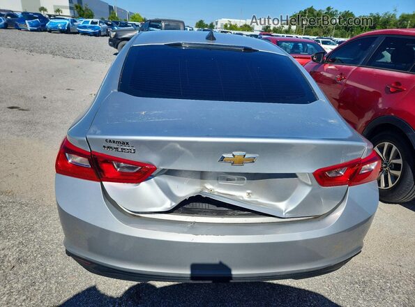 1G1ZC5ST6LF105767 2020 CHEVROLET MALIBU Серебряный Вид сзади