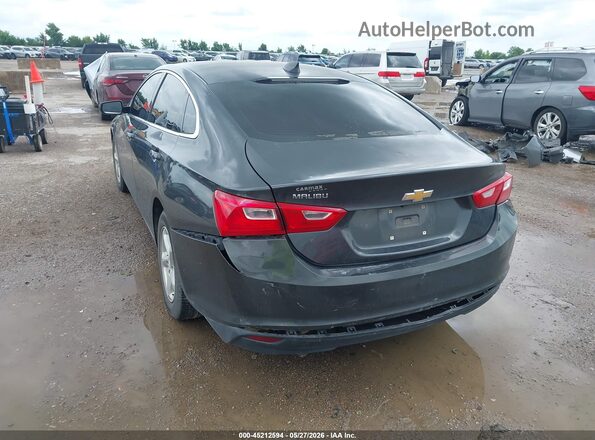 1G1ZC5ST8JF101183 2018 CHEVROLET MALIBU Gray Widok z przodu