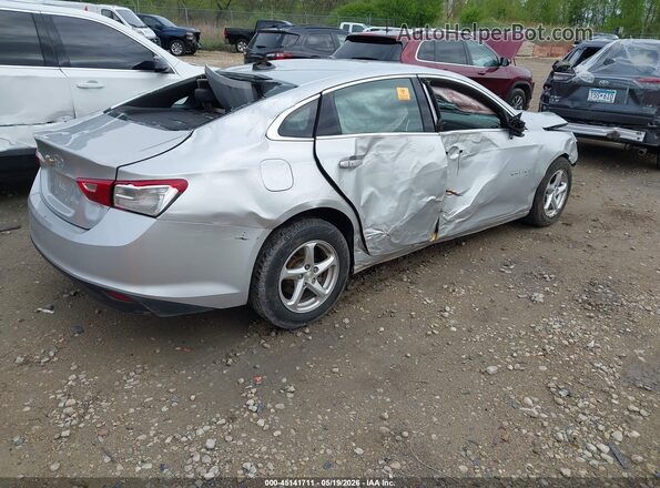 1G1ZC5ST8JF157155 2018 CHEVROLET MALIBU Silver Rear right