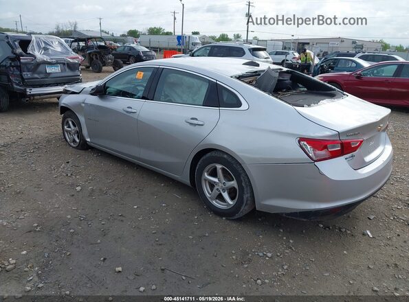 1G1ZC5ST8JF157155 2018 CHEVROLET MALIBU Silver Rear left