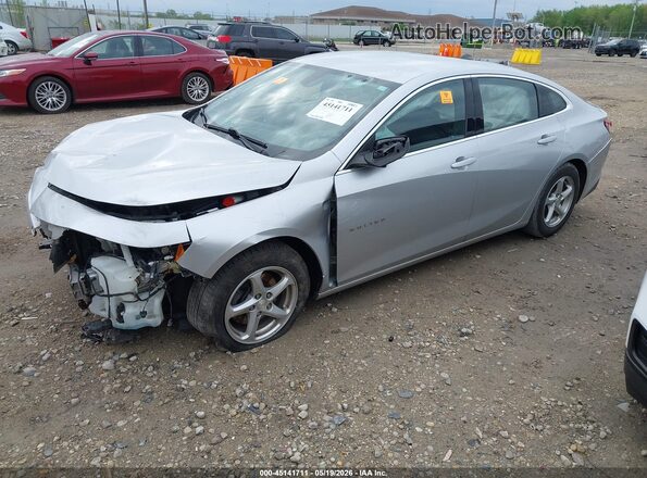 1G1ZC5ST8JF157155 2018 CHEVROLET MALIBU Silver Front left
