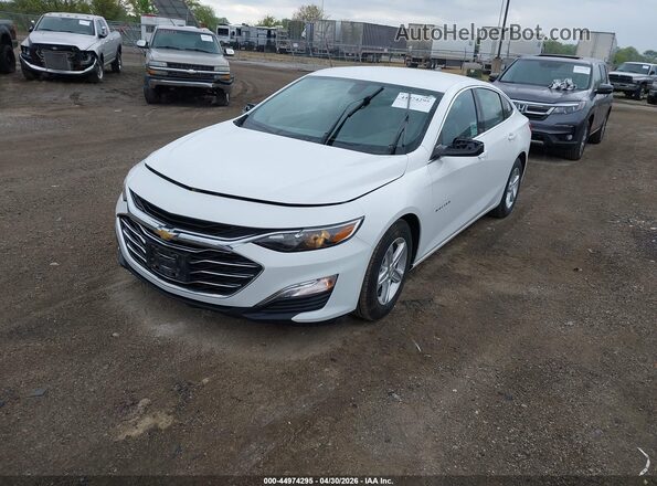 1G1ZC5ST8NF184099 2022 CHEVROLET MALIBU White წინა მარცხენა ხედი სამი მეოთხედიდან