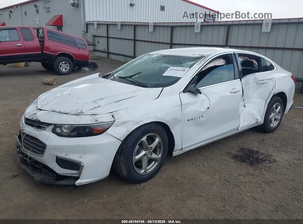 1G1ZC5ST9JF104576 2018 CHEVROLET MALIBU White 