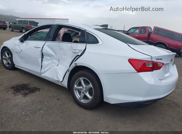 1G1ZC5ST9JF104576 2018 CHEVROLET MALIBU White 
