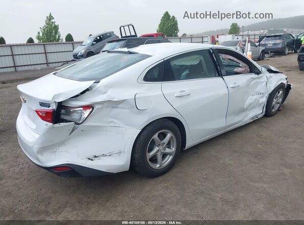 1G1ZC5ST9JF104576 2018 CHEVROLET MALIBU White 