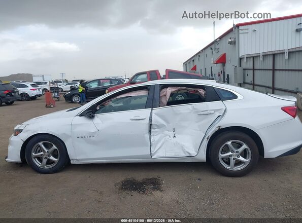 1G1ZC5ST9JF104576 2018 CHEVROLET MALIBU White 