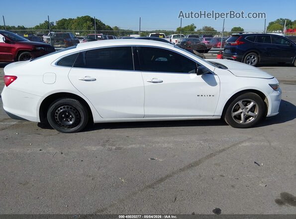 1G1ZC5ST9JF160940 2018 CHEVROLET MALIBU White Widok wnętrza z tyłu