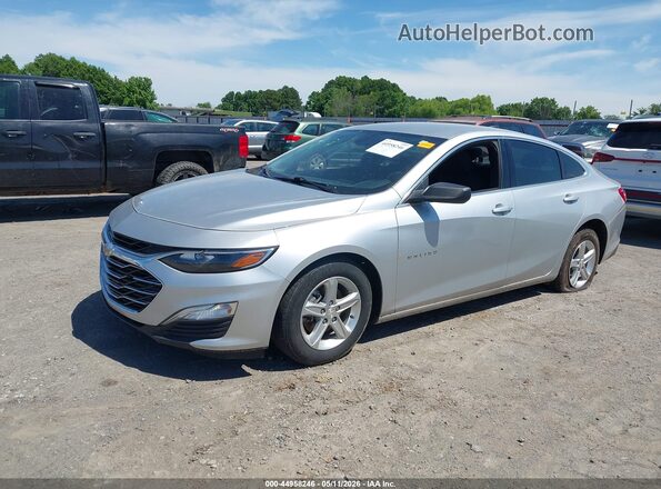 1G1ZC5ST9MF081966 2021 CHEVROLET MALIBU Серебряный Передняя левая четверть