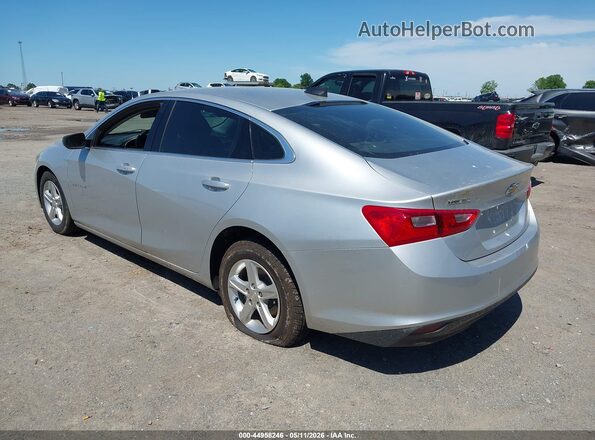 1G1ZC5ST9MF081966 2021 CHEVROLET MALIBU Серебряный Задняя левая четверть