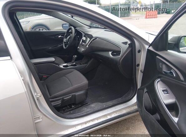 1G1ZC5STXKF188201 2019 CHEVROLET MALIBU Silver წინა სალონის ხედი