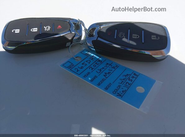 1G1ZC5STXPF112548 2023 CHEVROLET MALIBU Белый Вид панели приборов