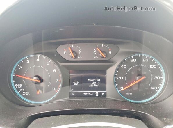 1G1ZD5ST0LF111447 2020 CHEVROLET MALIBU Black Вид щитка приладів