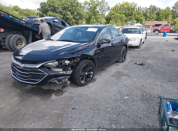 1G1ZD5ST0MF043605 2021 CHEVROLET MALIBU Black წინა მარცხენა ხედი სამი მეოთხედიდან