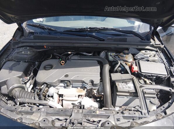 1G1ZD5ST0MF043605 2021 CHEVROLET MALIBU Black უკანა ხედი