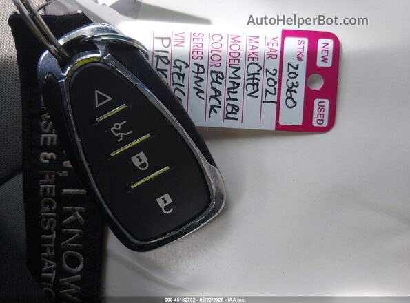 1G1ZD5ST0MF043605 2021 CHEVROLET MALIBU Black წინა პანელის ხედი