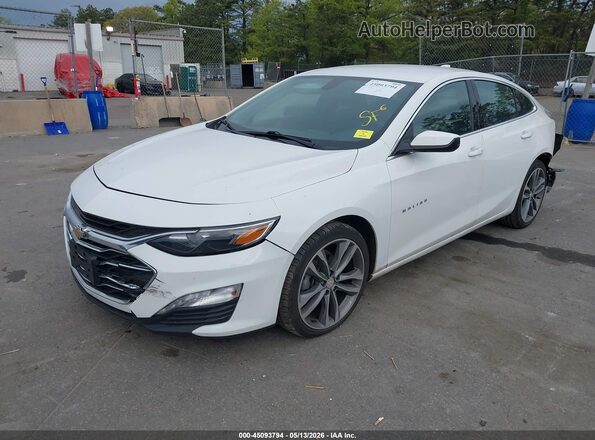 1G1ZD5ST0NF117901 2022 CHEVROLET MALIBU White Առջևի ձախ երեք քառորդ տեսարան