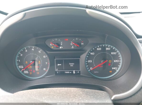 1G1ZD5ST0NF117901 2022 CHEVROLET MALIBU White Հետևի նստատեղերի տեսք