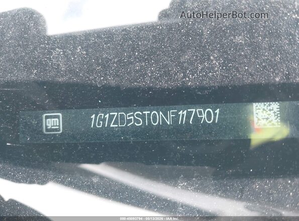 1G1ZD5ST0NF117901 2022 CHEVROLET MALIBU White 