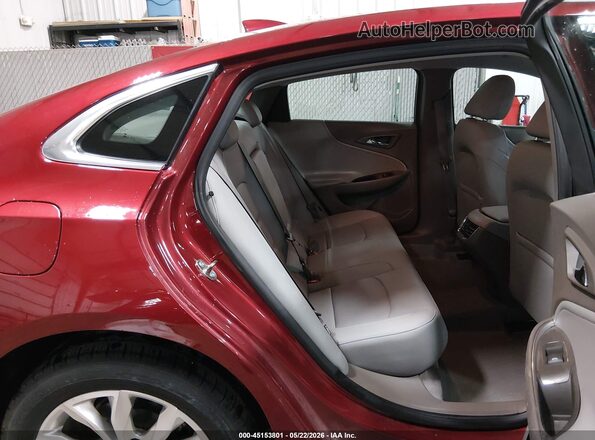 1G1ZD5ST1KF198144 2019 CHEVROLET MALIBU Red VIN კოდის სტიკერის ხედი