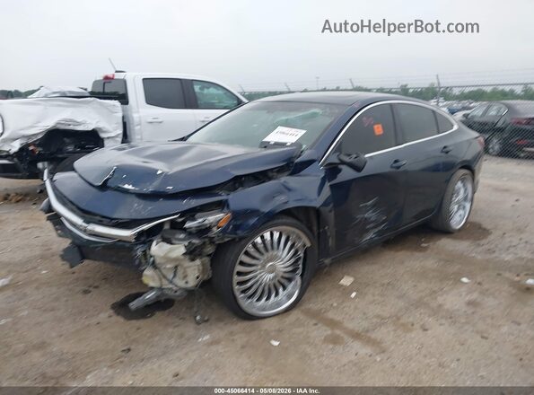1G1ZD5ST1LF103745 2020 CHEVROLET MALIBU Синий Передняя левая четверть