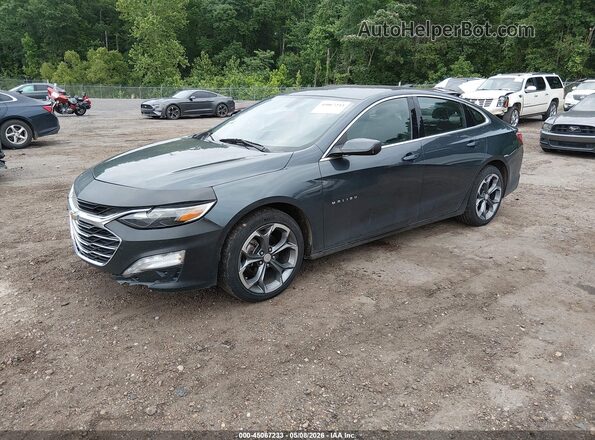 1G1ZD5ST1MF008927 2021 CHEVROLET MALIBU Gray Передня ліва чверть