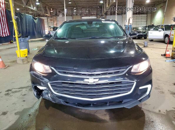 1G1ZD5ST2JF126237 2018 CHEVROLET MALIBU Black წინა ხედი