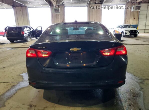 1G1ZD5ST2JF126237 2018 CHEVROLET MALIBU Black უკანა ხედი