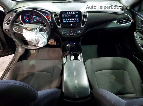 1G1ZD5ST2JF126237 2018 CHEVROLET MALIBU Black წინა პანელის ხედი